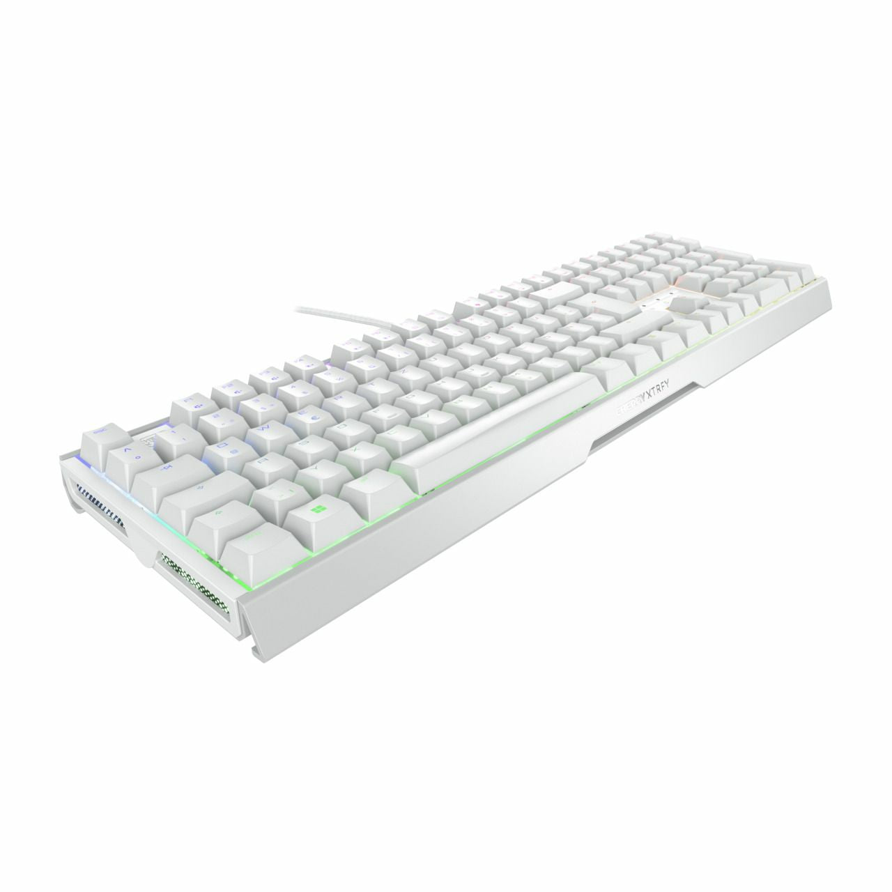 CHERRY XTRFY CHERRY MX 3.1 – Tastatur – Mechanisch – Kabelgebunden, USB-A – AZERTY (FR) – RGB – Weiss