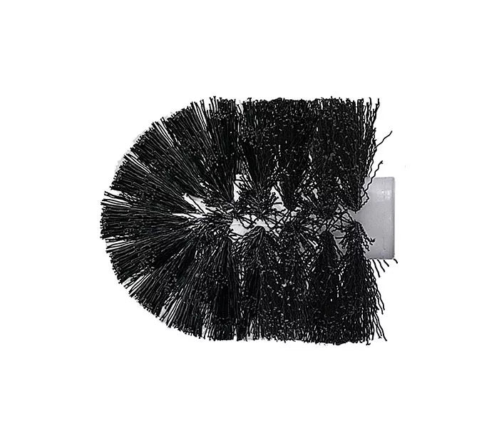 Kleine Wolke Ersatzbürstenkopf für Breeze, Check, Cubic und andere – Polypropylen, Schwarz, Ø 7,3 cm