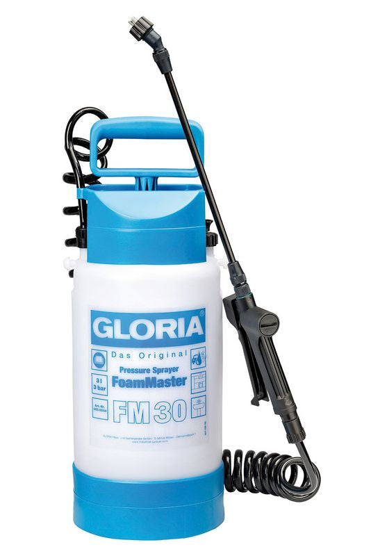 GLORIA Drucksprüher FoamMaster FM 30 – 3 l, blau/weiss, Kunststoff