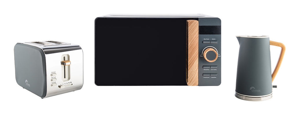 Ohmex Solo-Mikrowelle OHM-MWO-2086 – 20 l, 700 W – schwarz