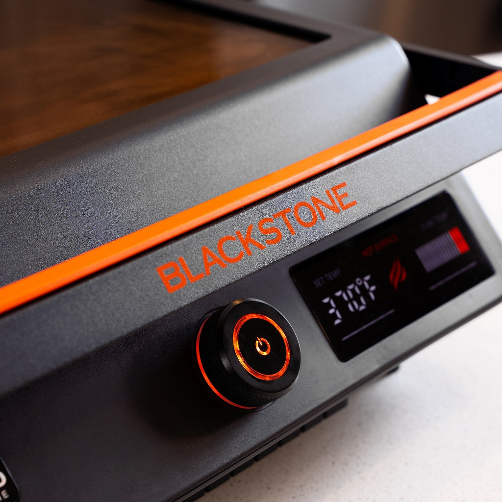 Blackstone Tischgrill E-Serie 17 – 1600 W, Keramik-Grillplatte, 1'677 cm² – Schwarz