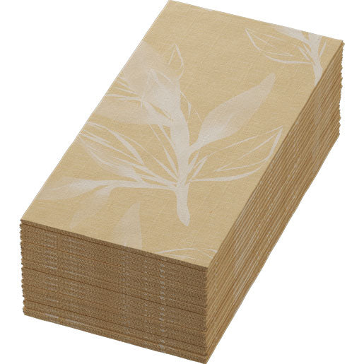 Duni Servietten Bio DSF Leaves – 40 × 40 cm, 1-lagig – 60 Stück