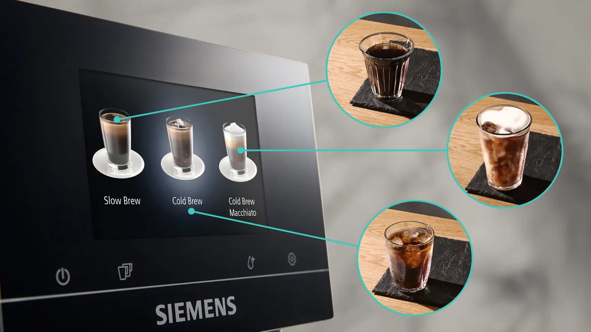 Siemens EQ700 TQ717D03 Kaffeevollautomat – 19 bar, 2,4 l, 320 g, Keramik-Mahlwerk, Edelstahl