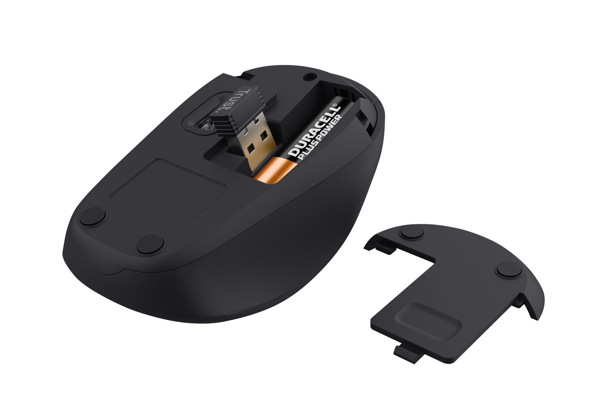 Trust TM-201 für Business – Maus – Kabellos (2,4 GHz), 1600 DPI, rechts