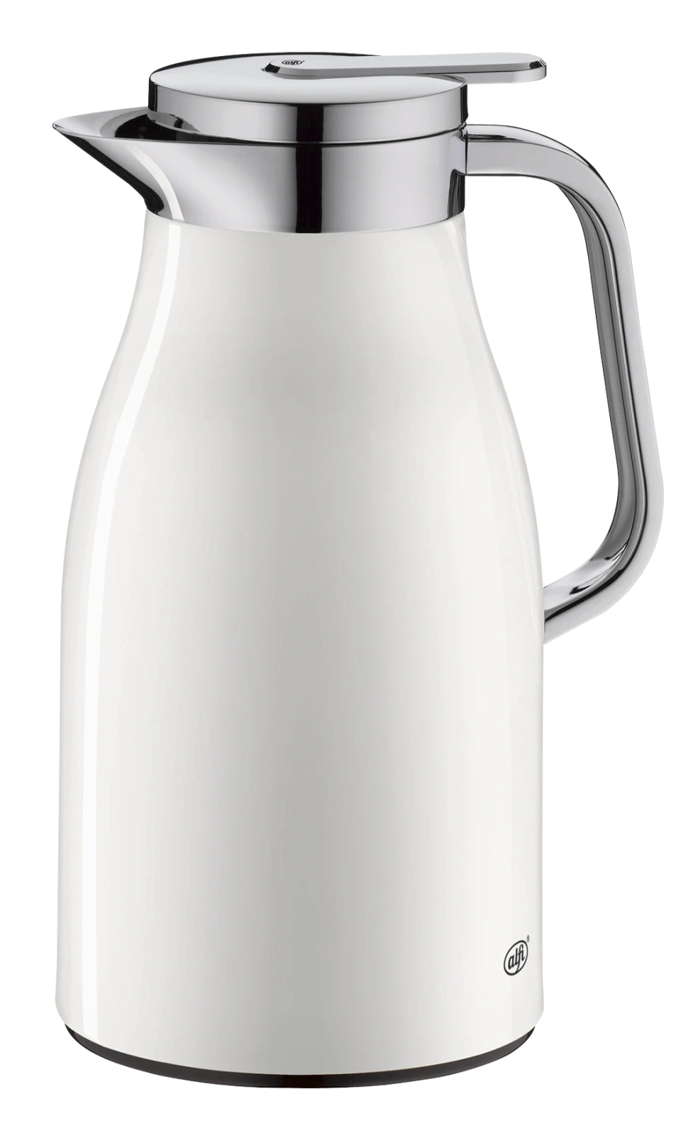 Alfi Thermoskanne Skyline – 650 ml, Edelstahl, Weiss matt, mit Deckel, vakuumisoliert, BPA-frei