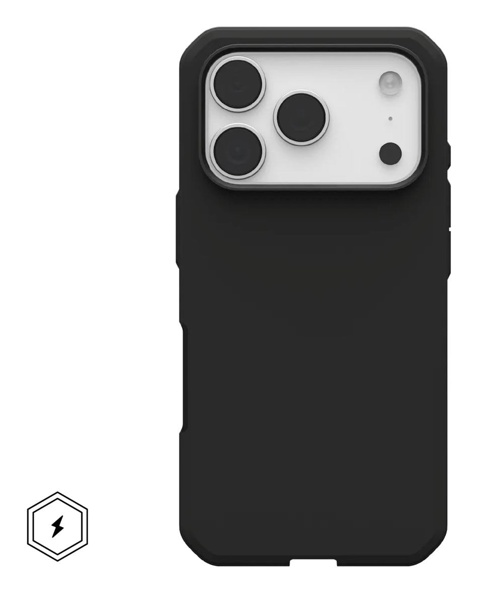 Urban Armor Gear Backcover Civilian LT MS Pro – für Apple iPhone 17 Pro – schwarz – TPU – MagSafe-kompatibel