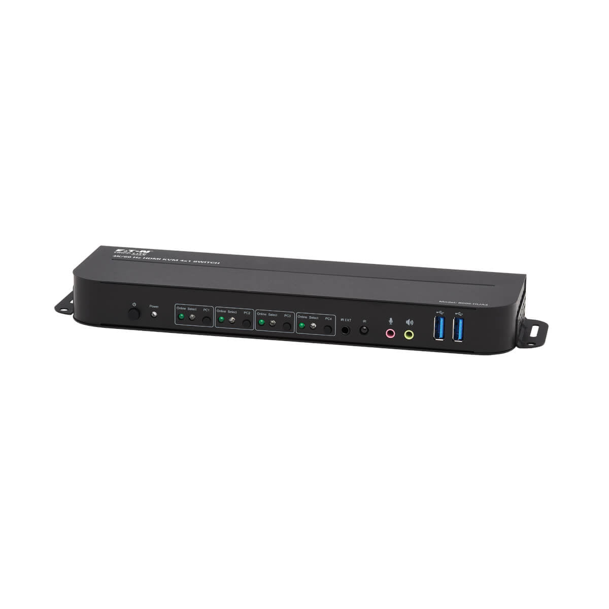 Tripp Lite B005-HUA4 – 4-Port HDMI KVM-Switch – 4K/60 Hz, USB 3.0-Hub, Audio