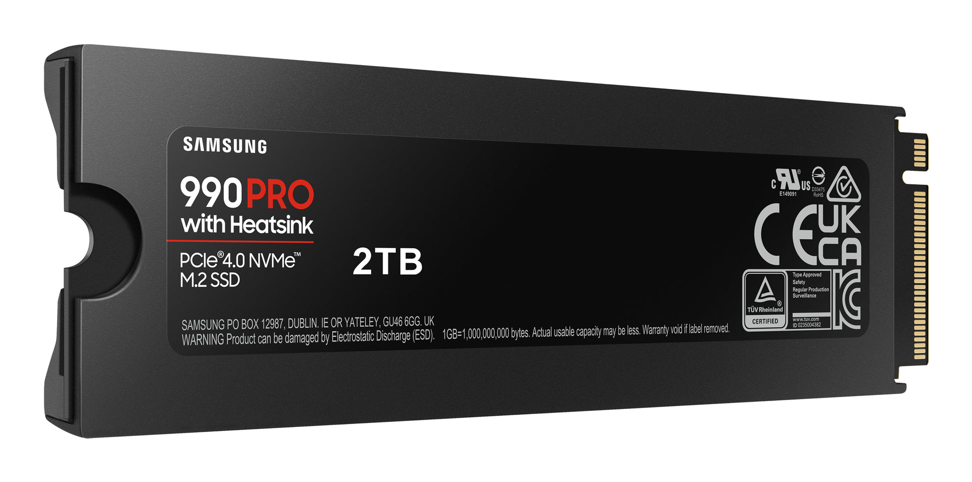 Samsung 990 PRO – 2 TB M.2 2280 NVMe PCIe 4.0×4, 7450/6900 MB/s