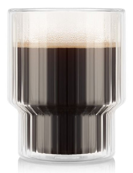 Bodum Doppelwandgläser – 2er Set, 350 ml, Ø 8,6 cm, Borosilikatglas, Transparent, doppelwandig, stapelbar