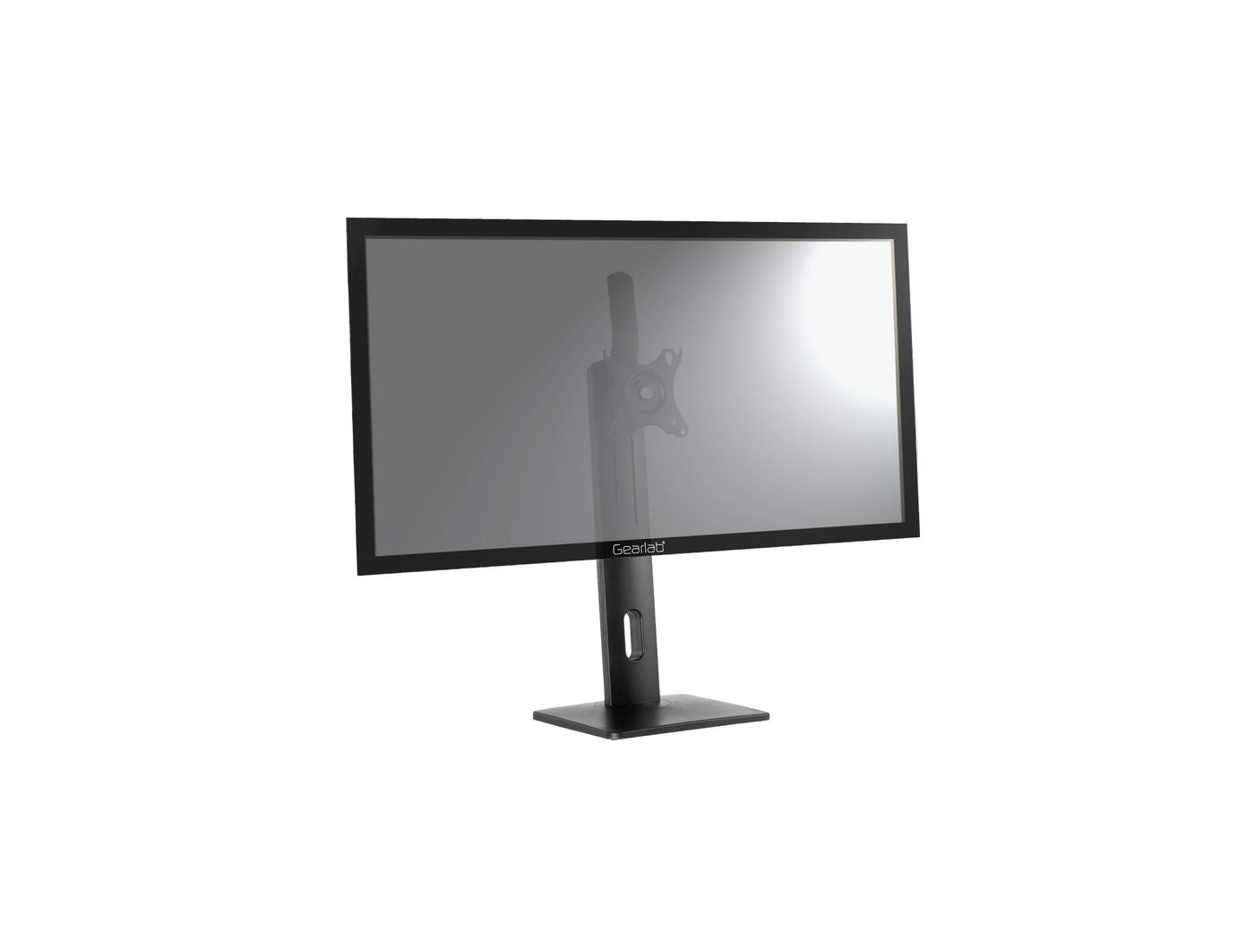 eSTUFF Monitorhalterung, Standfuss – bis 27", VESA 100 × 100 mm