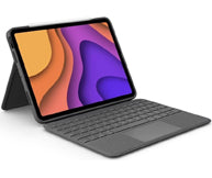 Logitech Folio Touch – Tastatur, CH-Layout (DE-CH), mit Touchpad, Grau – für iPad Air (4. Generation)