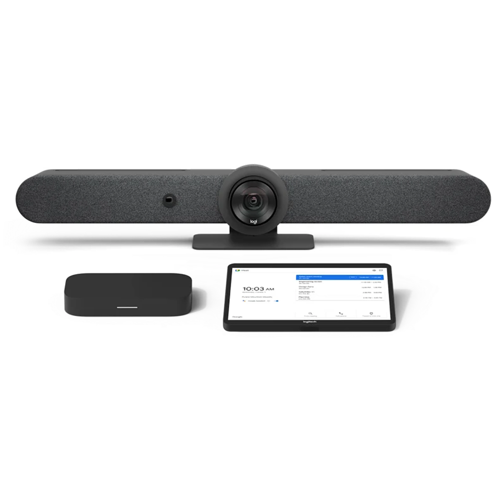 Logitech TAP + Rally Bar – Konferenzraum-System – für Google Meet, Medium Room