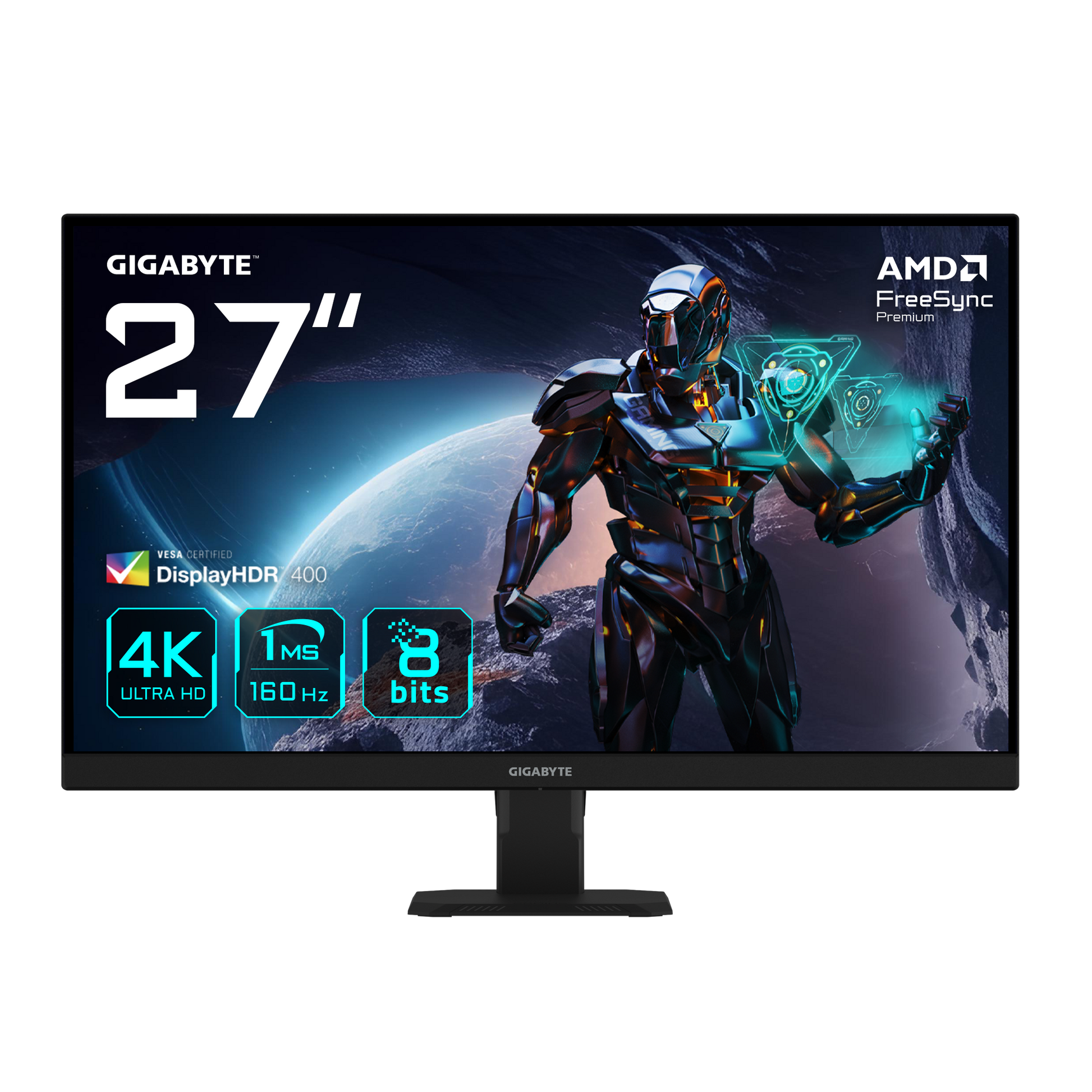 GIGABYTE GS27U – 27", 3840 × 2160 (4K), IPS, 160 Hz, DisplayHDR 400