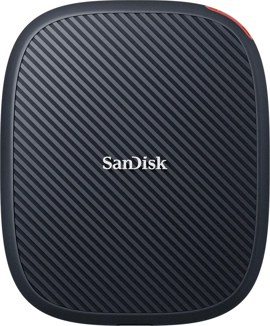 SanDisk Amber – Externe SSD, USB 3.2 Typ-C, 1'000 MB/s, schwarz