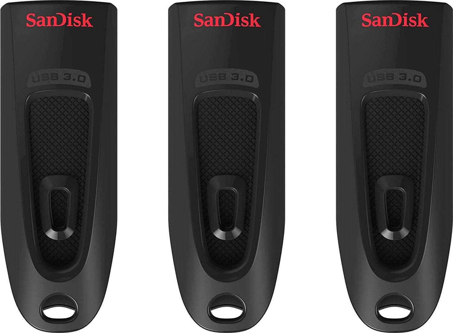 SanDisk ULTRA USB-Stick – 64 GB, USB 3.0, 3er-Pack