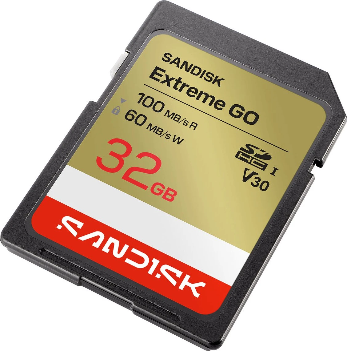 SanDisk Extreme GO SDHC 32 GB – UHS-I, 100/60 MB/s