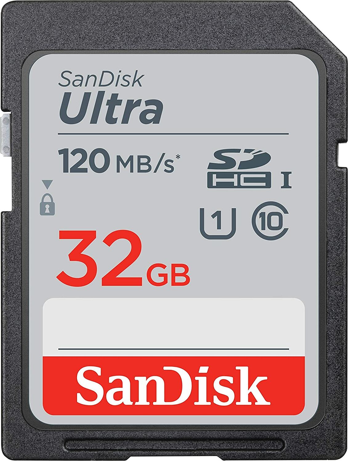 SanDisk Ultra Speichergerät – 32 GB, SDHC, 120 MB/s