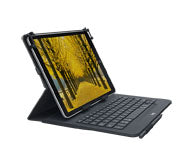 Logitech Kabellose Tastatur (Bluetooth), Schwarz – für Tablets bis 10"