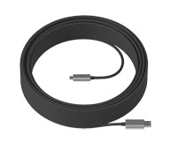 Logitech USB-Kabel, USB-A zu USB-C, 10 m, für MeetUp, Rally, Switch und andere