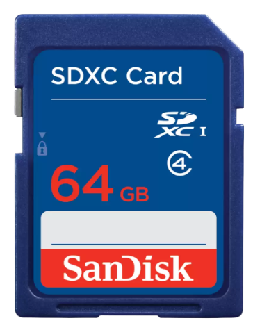 SanDisk Speichergerät – 64 GB, SDXC, Klasse 4