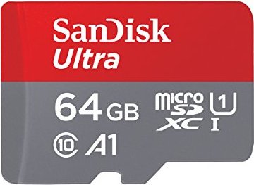 SanDisk Ultra – 64 GB, microSDXC, mit SD-Adapter