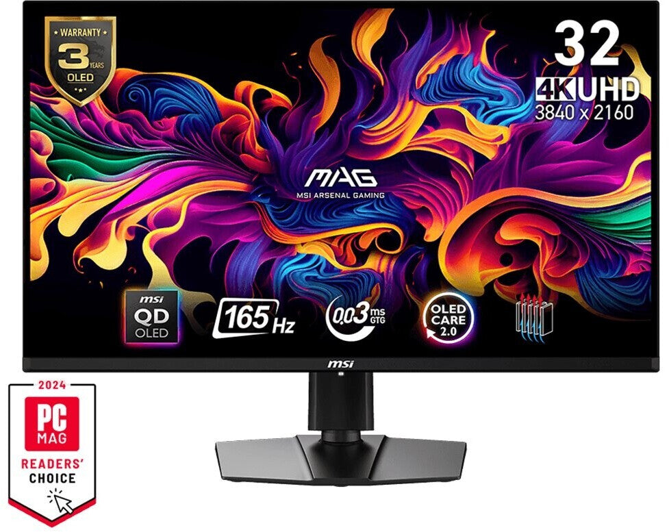 MSI MAG 321UPDE QD-OLED X24 – 31,5", 3840 × 2160 (4K), OLED