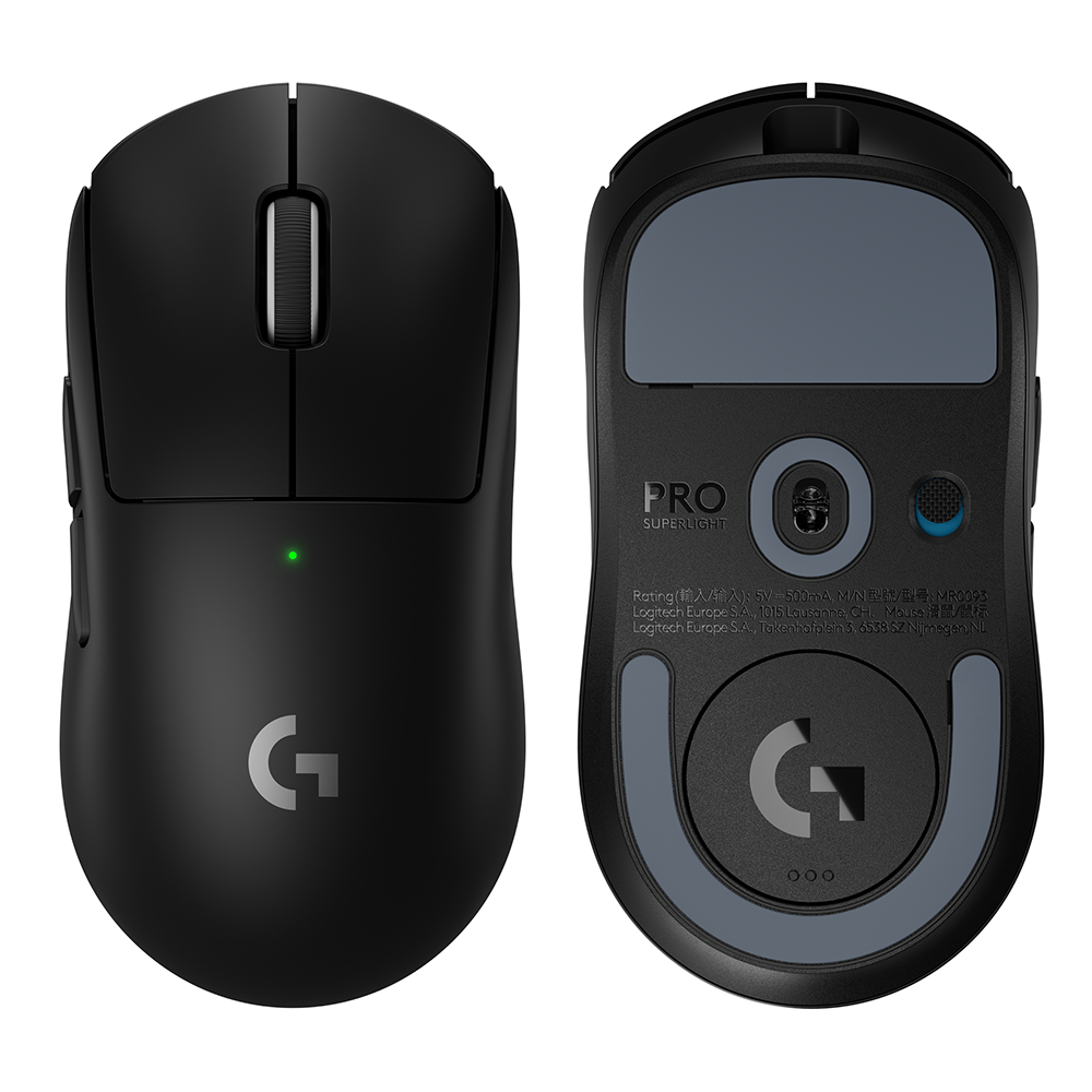 Logitech G PRO X SUPERLIGHT 2 – Gaming-Maus – Kabellos (2,4 GHz), 32000 DPI, Rechts, Schwarz