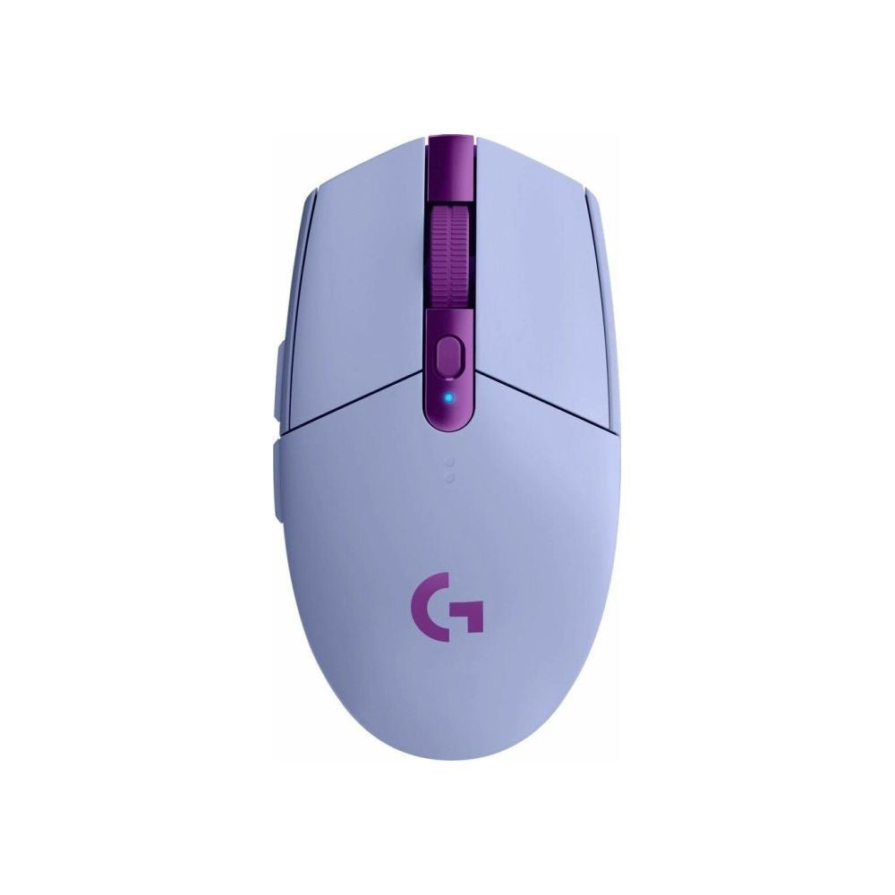 Logitech G G305 LIGHTSPEED – Gaming-Maus – Kabellos (Bluetooth/2,4 GHz), 12000 DPI, Rechts, Lila