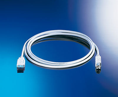 VALUE USB-A auf USB-B Kabel – USB 2.0 (480 Mbit/s) – 3 m – Geschirmt – Grau