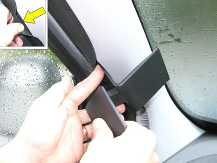 Brodit Montageplatte (ProClip) – für Fiat Doblò 10–12 – Schwarz, Kunststoff