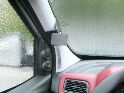 Brodit Montageplatte (ProClip) – für Fiat Doblò 10–12 – Schwarz, Kunststoff