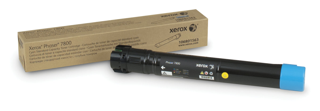 Xerox Toner 106R01563 – Cyan, 6000 Seiten – für Xerox Phaser 7800 GX