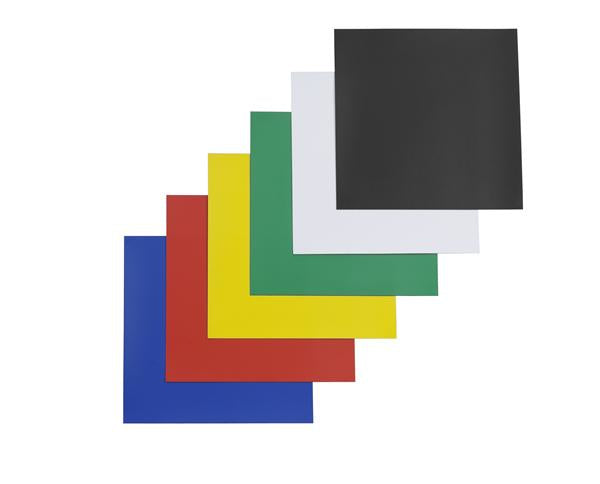 Nobo Magnetbogen für Planungstafeln, 150 × 150 mm, Kunststoff, zuschneidbar, sortiert, 6 Stk.