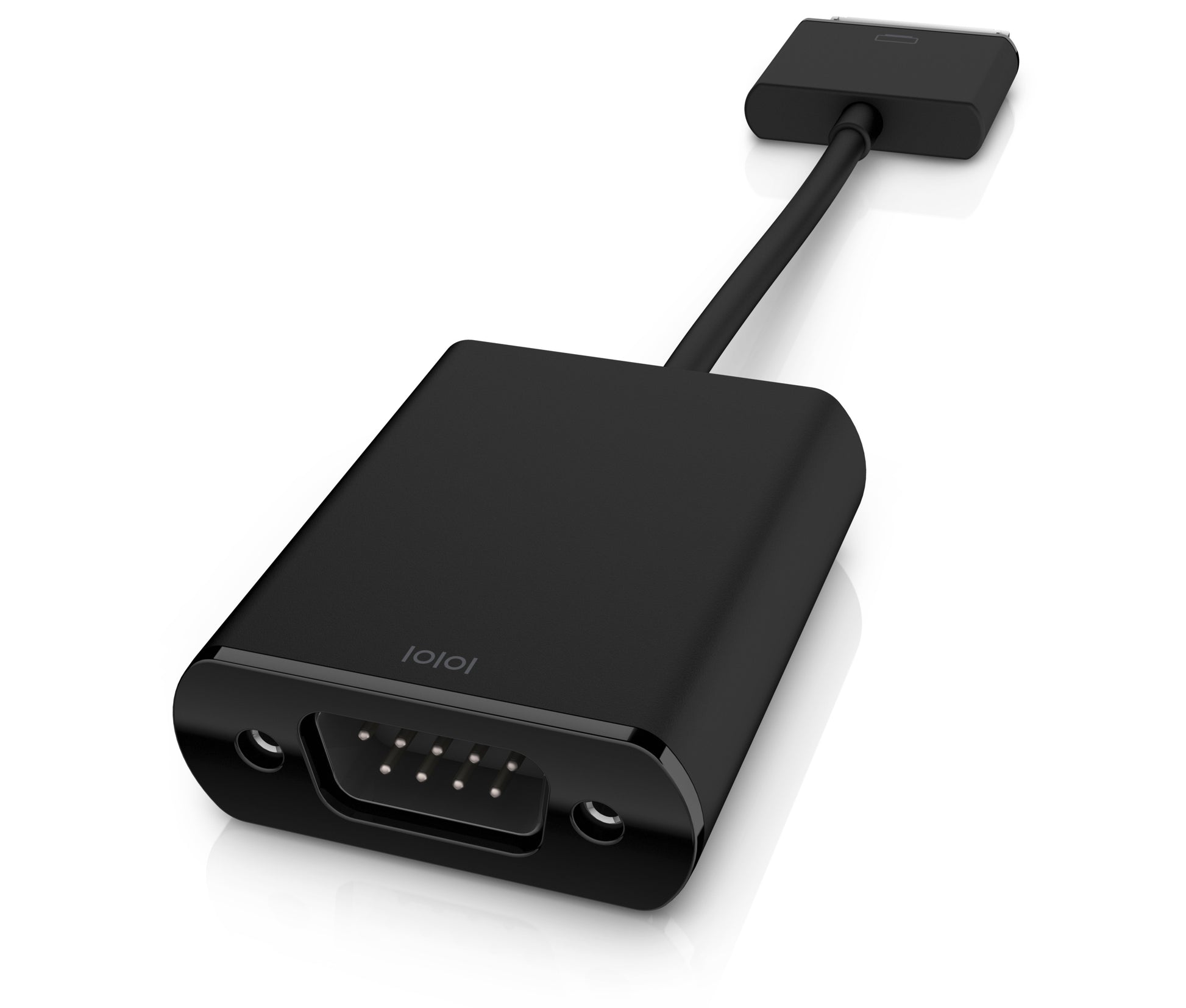HP Seriell-Adapter 70-Pin zu RS-232 – Plug & Play, für HP ElitePad, Schwarz