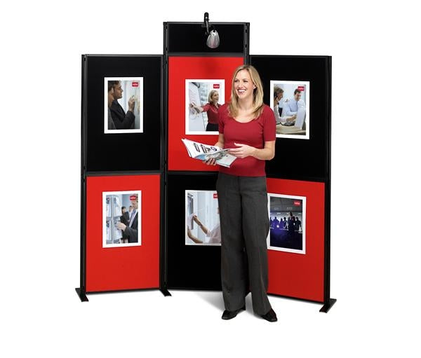 Nobo Projektorwagen – höhenverstellbar 81–120 cm, 10 kg, neigbar, grau