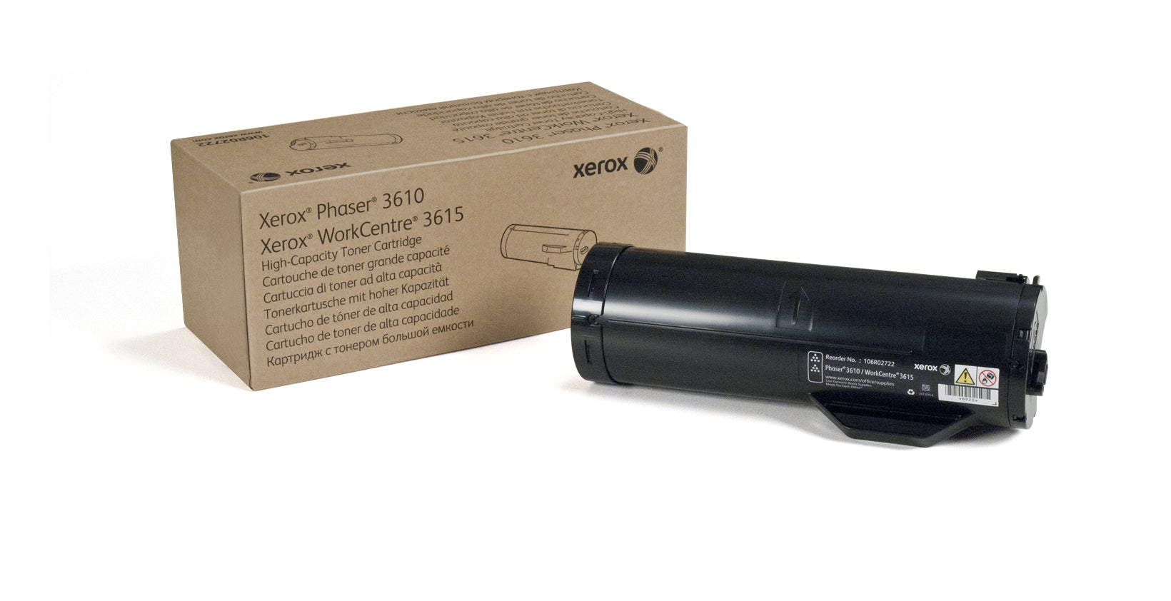 Xerox Toner 106R02722 – schwarz, 14100 Seiten – für Xerox Phaser 3610