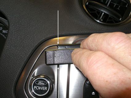 Brodit ProClip Montageplatte, für Fahrzeuge ohne Navigationsbildschirm – Schwarz