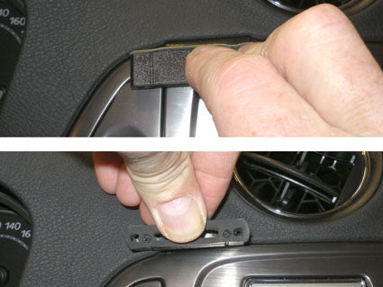 Brodit ProClip Montageplatte, für Fahrzeuge ohne Navigationsbildschirm – Schwarz