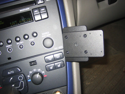 Brodit Montageplattenverlängerung – POS-Halterung, mit AMPS-Bohrungen, 80 × 50 × 5 mm
