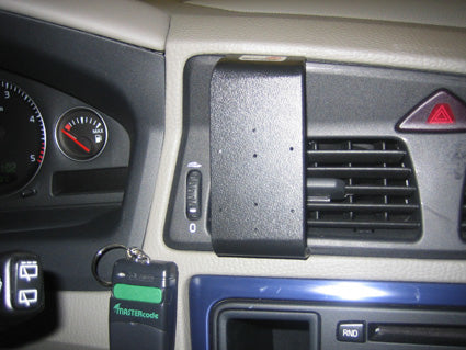 Brodit Montageplattenverlängerung – Spezialzubehör – AMPS vorgebohrt, 155 × 50 × 5 mm, Schwarz