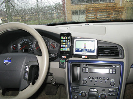 Brodit Montageplattenverlängerung – Spezialzubehör – AMPS vorgebohrt, 155 × 50 × 5 mm, Schwarz