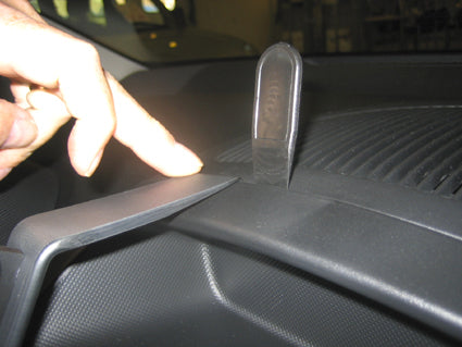 Brodit ProClip – Auto-Halterung – für Toyota Aygo (2006), Peugeot 107, Citroën C1 – Schwarz