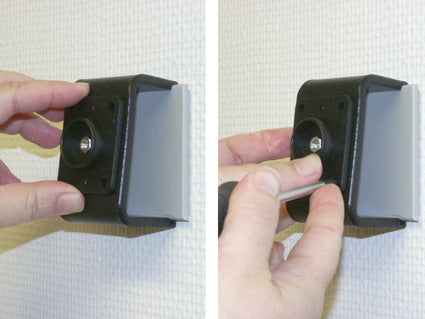 Brodit Montageadapter, neig-/schwenkbar, schwarz