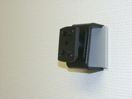 Brodit Montageadapter, neig-/schwenkbar, schwarz