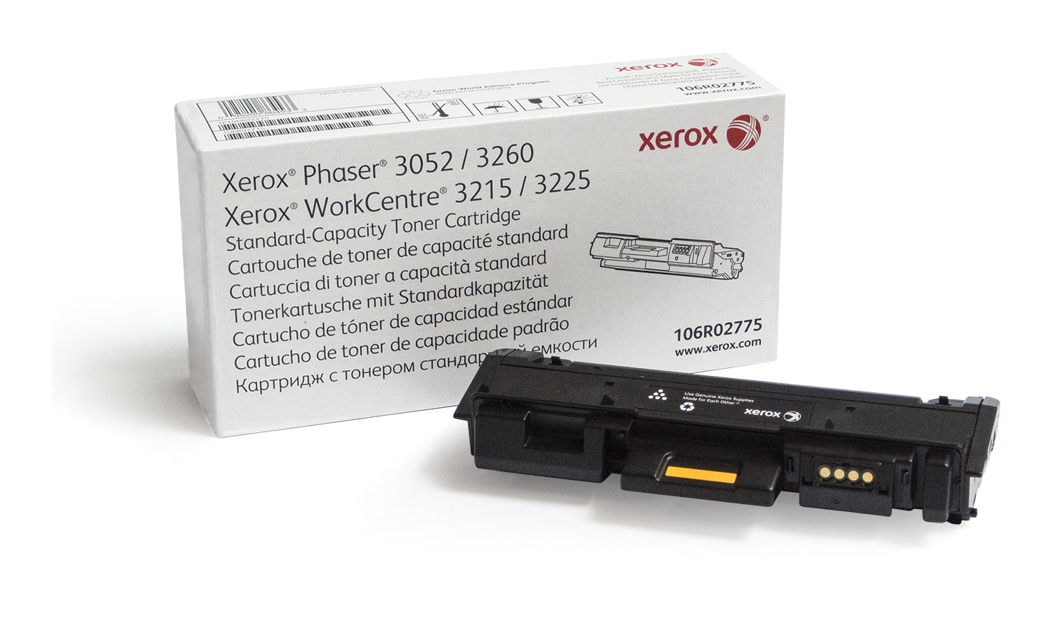 Xerox Toner 106R02775 – Schwarz, 1500 Seiten – für Xerox Phaser 3260/WorkCentre 3215/WorkCentre 3225