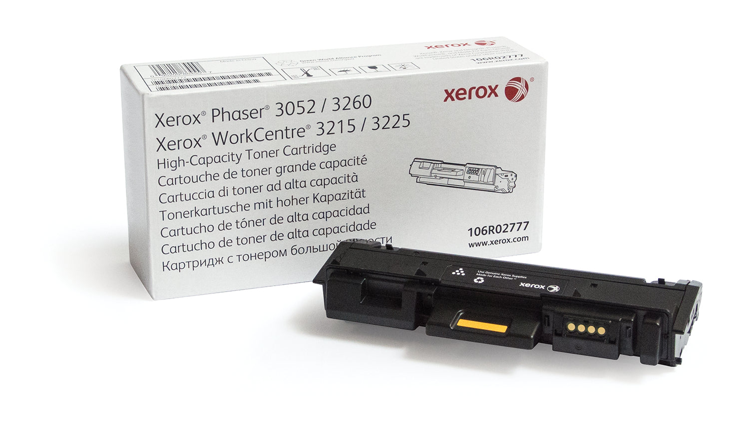 Xerox Toner 106R02777 – schwarz, 3000 Seiten – für Phaser 3260