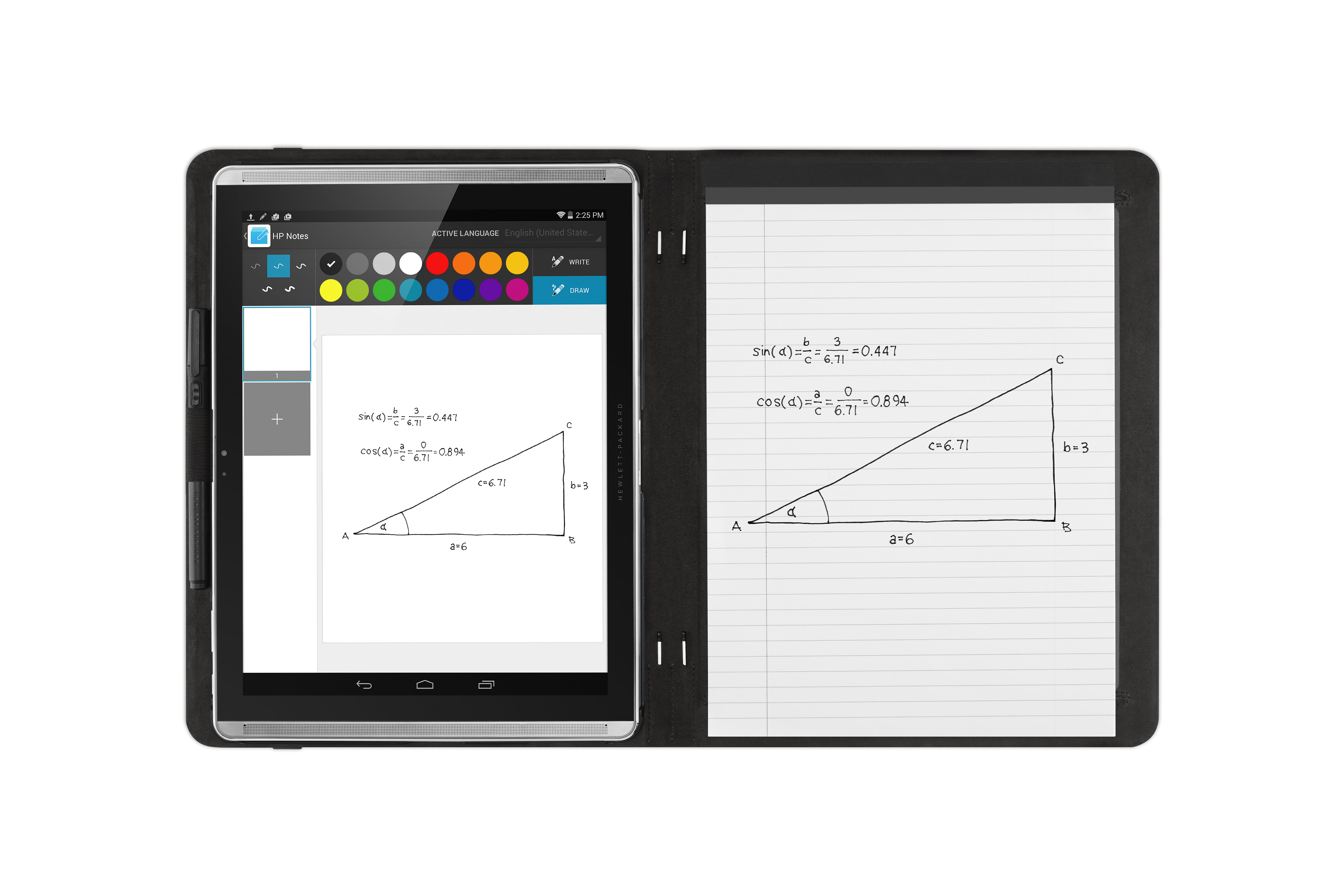 HP Tablet-Hülle für HP Pro Slate 12 12" – Schwarz