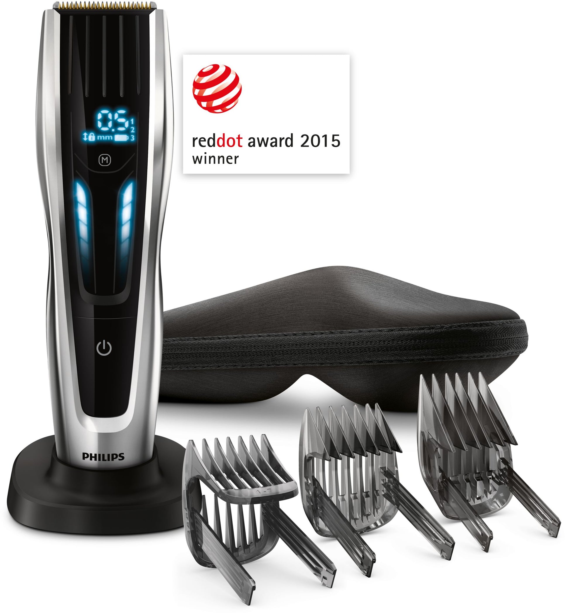 Philips Haarschneider Serie 9000 HC9450/20 – Akku 120 min, 0,5–42 mm – Titanmesser