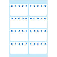 HERMA Tiefkühletiketten – Haftetiketten, rechteckig 26 × 40 mm, weiss, 7 Blatt (56 Stk.)