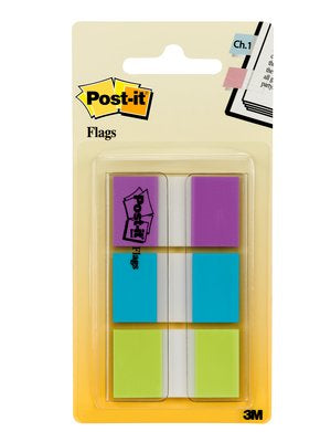 Post-it Markierstreifen/Index – 25,4 × 43,2 mm – sortiert, 60 Blatt/Block